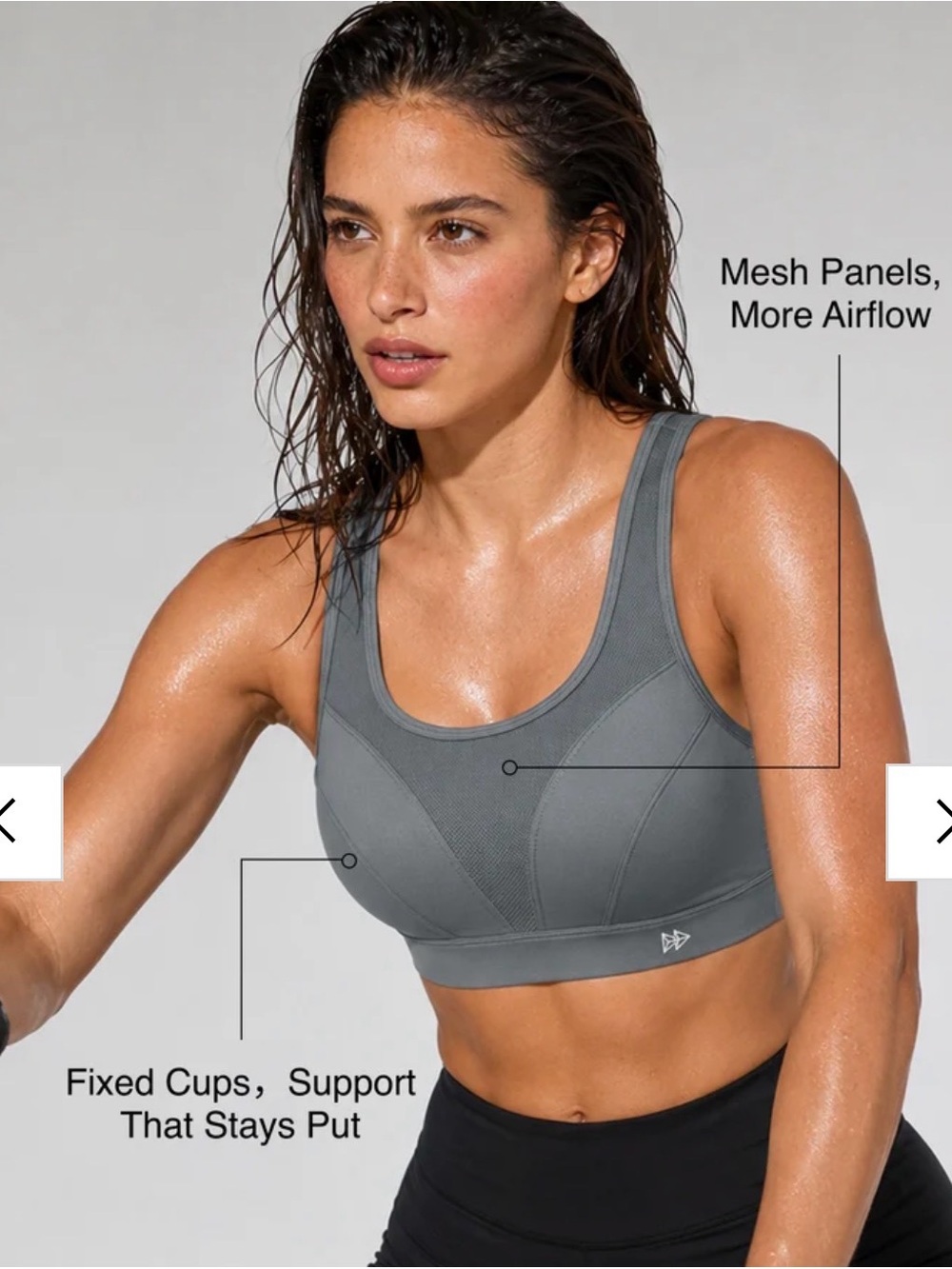 Shift™ Breathable Adjustable Support Padded Bra